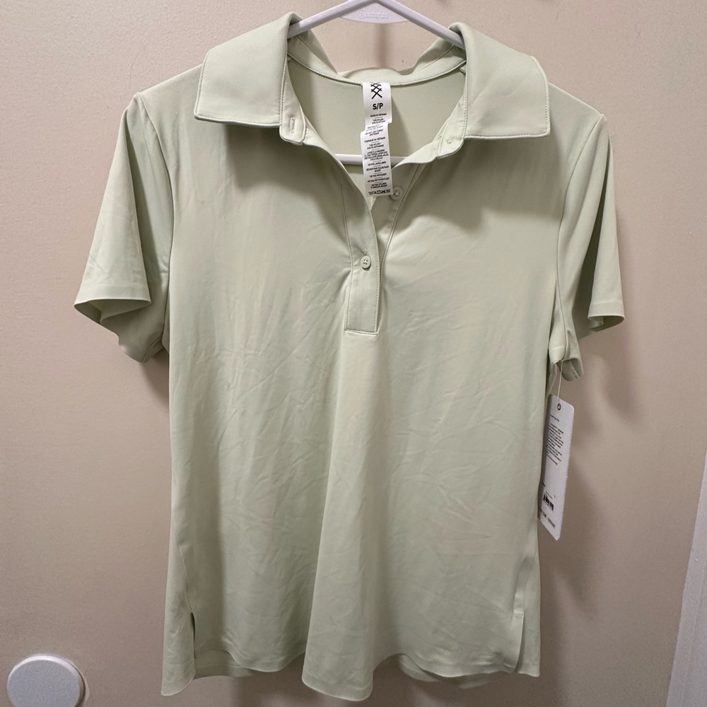 RHONE Course to Court Polo. Lime zest. Size small NWT - Picture 4 of 8